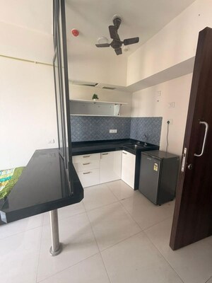 Kitchen in 1 BHK Apartment at Lodha Crown Quality Homes, Majiwada – for Rent