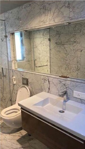 Bathroom in 4 BHK Apartment at Kasturi The Balmoral Estate, Baner – for Rent