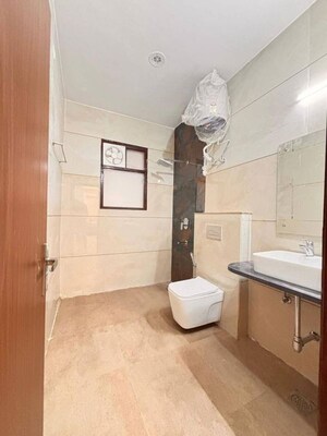 Bathroom in 1 RK Builder Floor at Kohli One Malibu Town, Sector 47 – for Rent