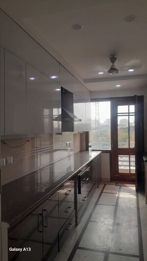 Kitchen in 3 BHK Builder Floor at Unitech South City II, Sector 50 – for Rent