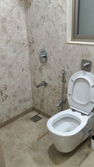 Bathroom in 2 BHK Apartment at Chandak Cornerstone, Worli – for Rent