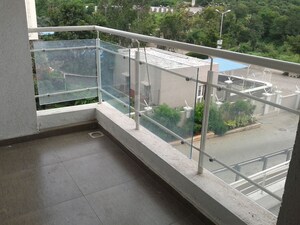Balcony in 2 BHK Apartment at Paranjape Forest Trails Pebbles, Bhugaon – for Rent