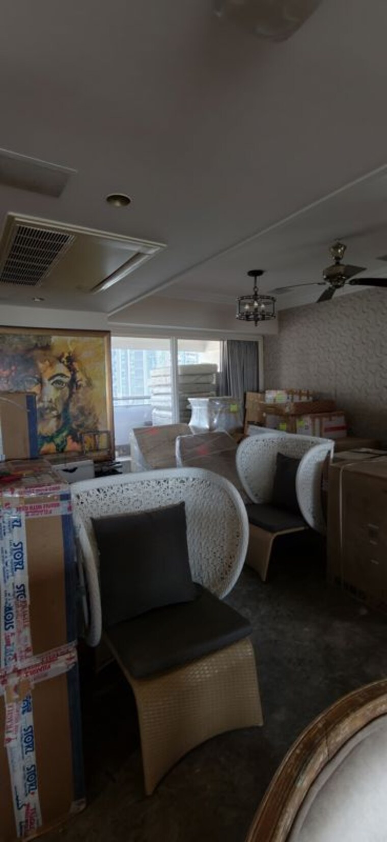 Living Room, rna-mirage 4 Bedroom 3600 Sq.Ft. Apartment In Worli Mumbai 10157051