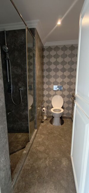 Bathroom in 4 BHK Apartment at RNA Mirage, Worli – for Rent