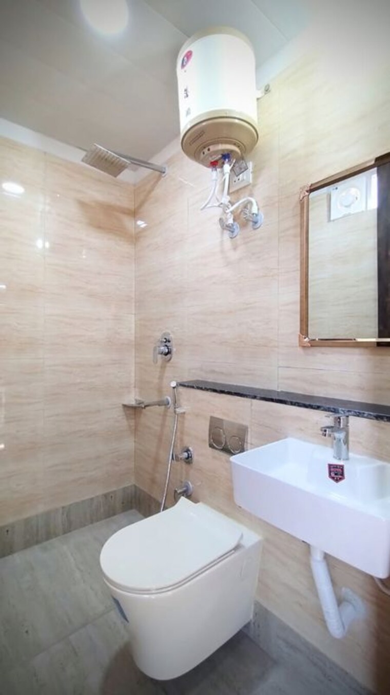 Bathroom, kohli-one-malibu-town 1 Bedroom 698 Sq.Ft. Builder Floor In Sector 47 Gurgaon 10157058