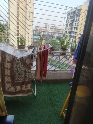 Balcony in 1 BHK Apartment at Dedhia Golden Park II, Kalyan West – for Rent