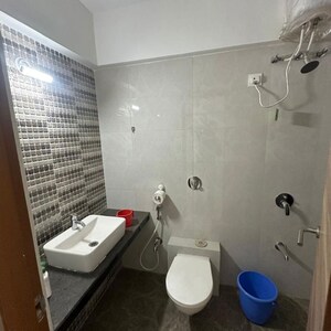 Bathroom in 1 BHK Apartment at Marathon Neo Square, Tulshet Pada – for Rent