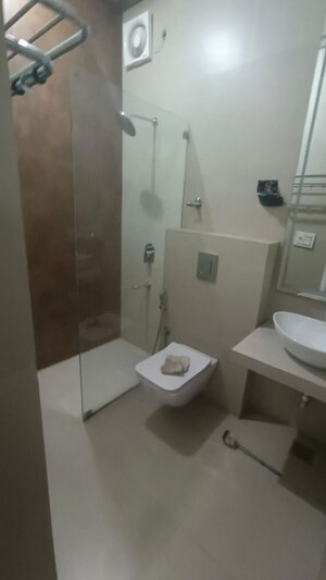 Bathroom in 3 BHK Builder Floor at Malviya Nagar – for Rent