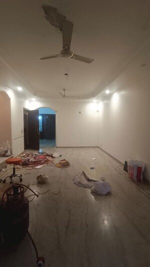 Living Room in 3 BHK Builder Floor at Malviya Nagar – for Rent
