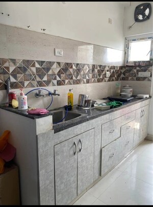 Kitchen in 3 BHK Apartment at Vishnu Vistara, Hi Tech City – for Rent