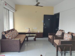 Living Room in 3 BHK Apartment at Aundh – for Rent