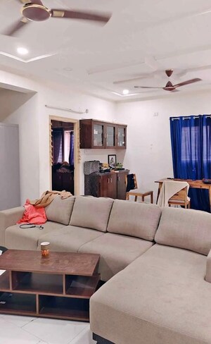 Living Room in 3 BHK Apartment at Vishnu Vistara, Hi Tech City – for Rent