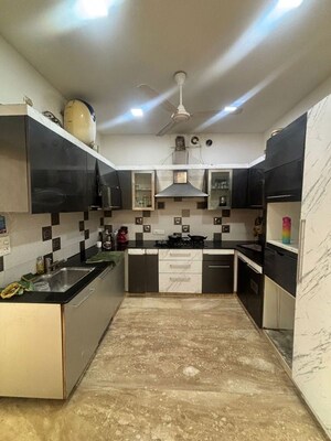 Kitchen in 4 BHK Builder Floor at East Of Kailash – for Rent