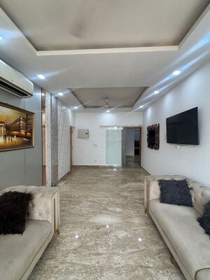 Living Room in 4 BHK Builder Floor at East Of Kailash – for Rent