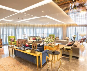 Living Room in 5 BHK Apartment at Lower Parel – for Sale