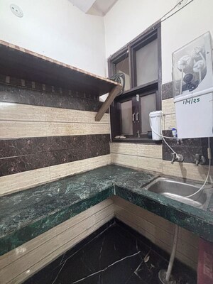 Kitchen in 1 RK Builder Floor at Mukherjee Nagar – for Rent