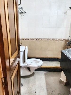 Bathroom in 3 BHK Builder Floor at Hauz Khas – for Rent