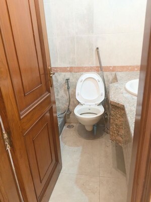 Bathroom in 3 BHK Builder Floor at Hauz Khas – for Rent