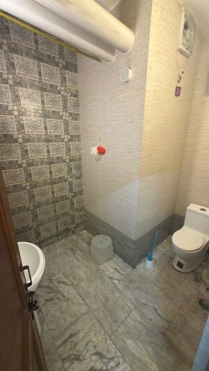 Bathroom in 2 BHK Builder Floor at Malviya Nagar – for Rent