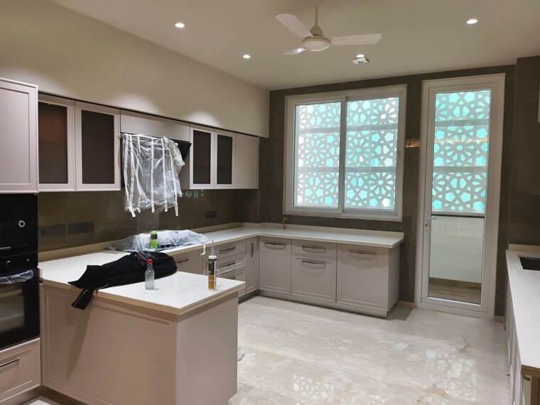 Kitchen, kailash colony 4 Bedroom 4000 Sq.Ft. Builder Floor In Kailash Colony Delhi 10157313