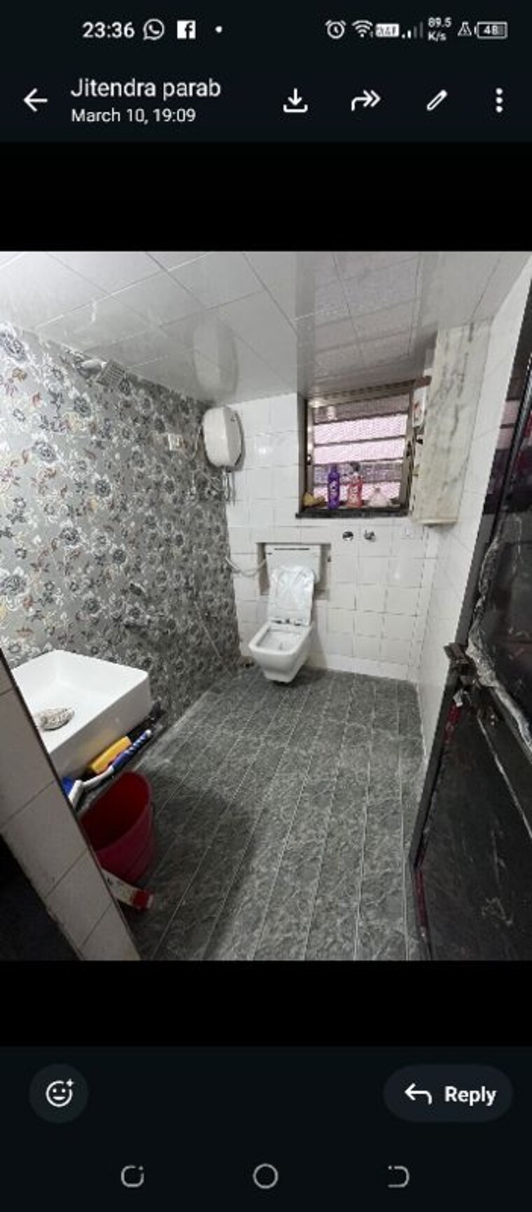 Bathroom, vakola 2 Bedroom 750 Sq.Ft. Apartment In Vakola Mumbai 10157333