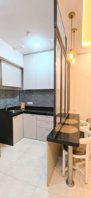 Staircase in 1 BHK Apartment at Lodha Crown Quality Homes, Majiwada – for Rent