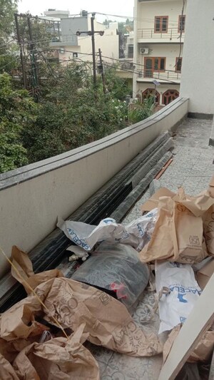 Balcony in 3 BHK Builder Floor at E Block Shastri Nagar – for Sale