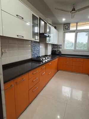 Kitchen in 3 BHK Builder Floor at Malviya Nagar – for Rent