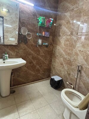 Bathroom in 3 BHK Builder Floor at Malviya Nagar – for Rent