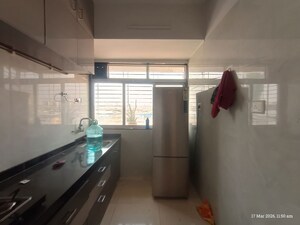 Kitchen in 1.5 BHK Apartment at Gami Solitaire, Kopar Khairane – for Rent