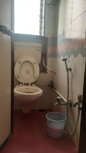 Bathroom in 1 RK Apartment at Shrirang Society – for Rent