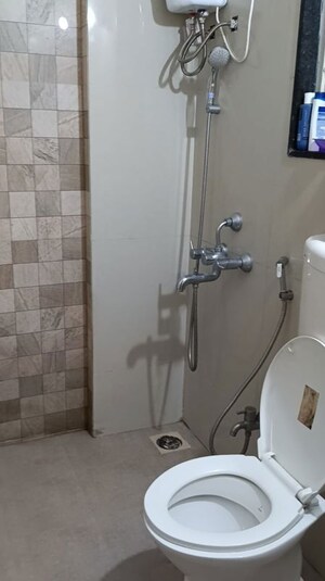 Bathroom in 2 BHK Apartment at Nilaya CHS, Pashan – for Rent