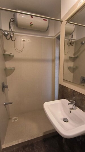 Bathroom in 3 BHK Apartment at Suraj Tranquil Bay 1, Prabhadevi – for Rent