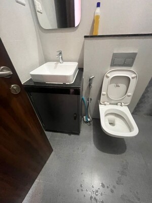 Bathroom in 1 BHK Apartment at Sheth Avante, Kanjurmarg West – for Rent