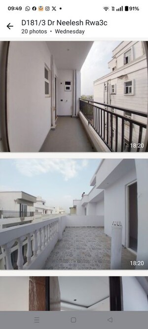 Balcony in 3 BHK Villa at PR Homes, Jalpura – for Rent