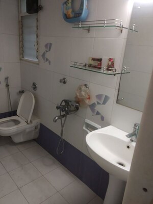 Bathroom in 3 BHK Apartment at Bhusari Colony – for Rent