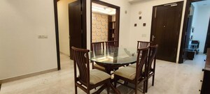 Dining area in 3 BHK Builder Floor at Unitech Greenwood City Apartment, Sector 45 – for Rent