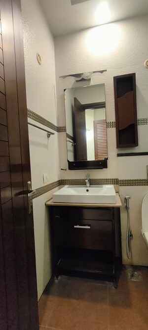 Kitchen in 3 BHK Builder Floor at Unitech Greenwood City Apartment, Sector 45 – for Rent