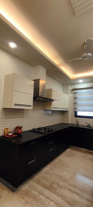 Kitchen in 3 BHK Builder Floor at Unitech Greenwood City Apartment, Sector 45 – for Rent