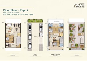 Floor Plan in 3 BHK Apartment at NS Avani Signature Floors, Sohna Sector 2 – for Sale