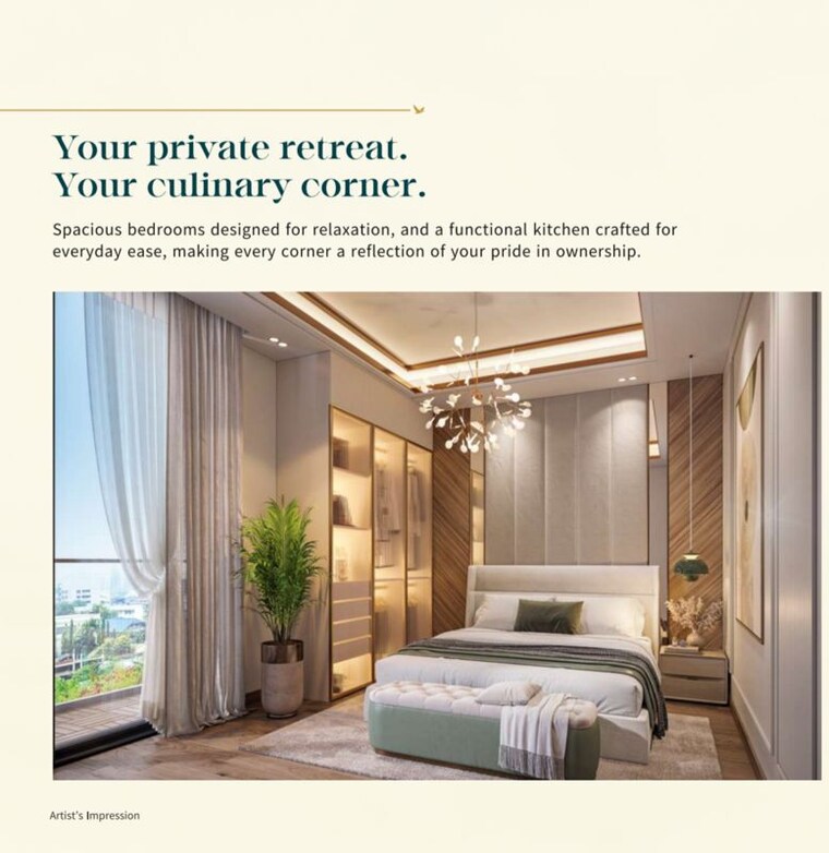Bedroom, ns-avani-signature-floors 3 Bedroom 1329 Sq.Ft. Apartment In Sohna Sector 2 Gurgaon 10157800