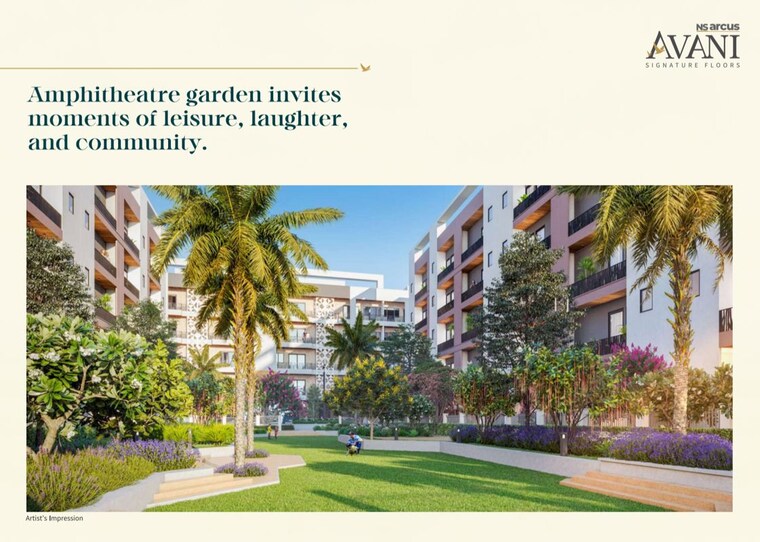 Garden, ns-avani-signature-floors 3 Bedroom 1329 Sq.Ft. Apartment In Sohna Sector 2 Gurgaon 10157800