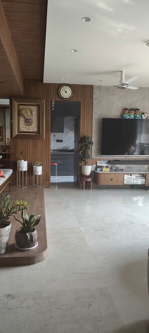 Living Room in 2.5 BHK Apartment at Heranadani Meadows Gemini, Ghodbunder Road – for Rent
