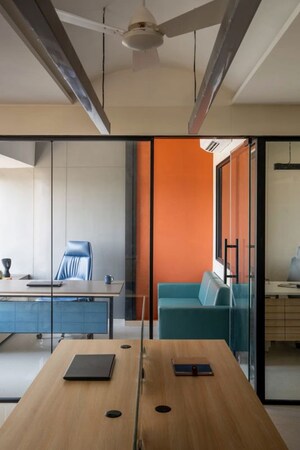 Team Area in  Office Space at Savaliya Krish Cubical, Thaltej – for Rent