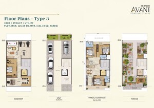 Floor Plan in 3 BHK Apartment at NS Avani Signature Floors, Sohna Sector 2 – for Sale