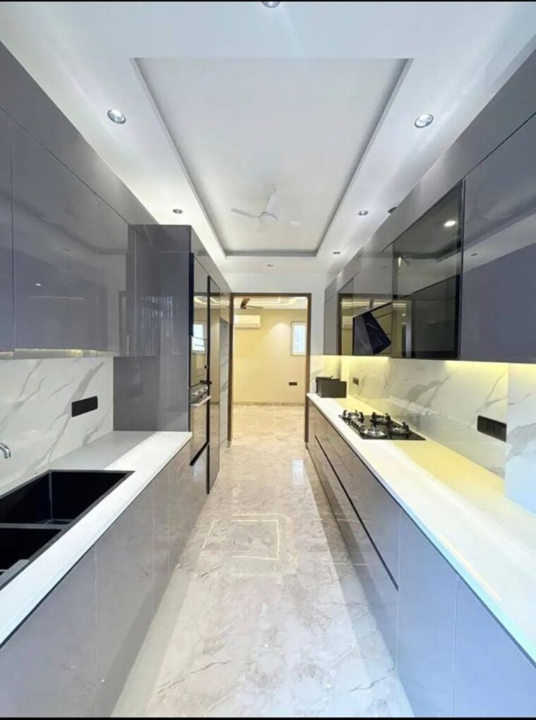 Kitchen, chattarpur 3 Bedroom 1500 Sq.Ft. Builder Floor In Chattarpur Delhi 10157912