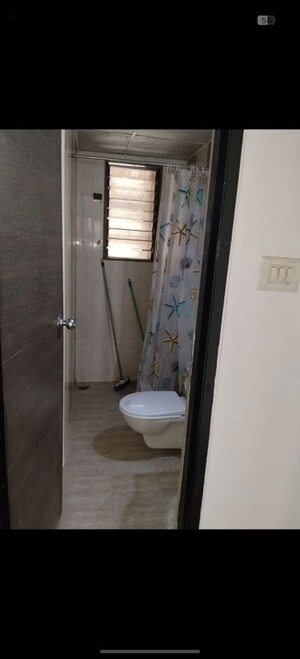 Bathroom in 3 BHK Apartment at Symphony CHS, Chandivali – for Rent