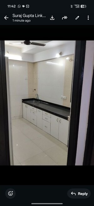 Kitchen in 3 BHK Apartment at Symphony CHS, Chandivali – for Rent