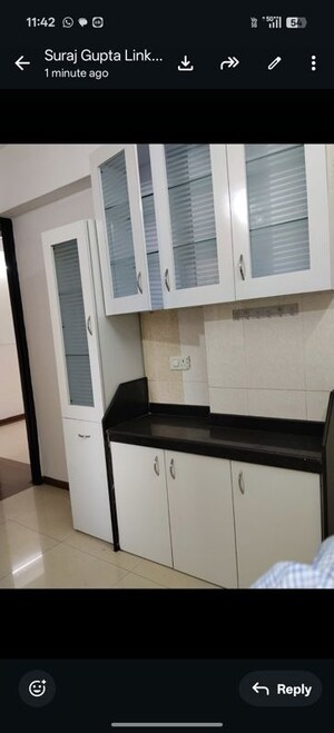 Kitchen in 3 BHK Apartment at Symphony CHS, Chandivali – for Rent