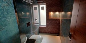 Bathroom in 3 BHK Apartment at Vasant Kunj – for Rent